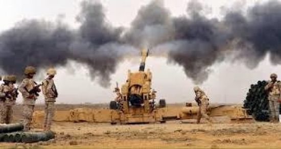 القوات السعودية تستخدم المدفعية والاباتشي لافشال محاولة تسلل حوثية على حدودها الجنوبية