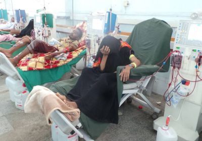 مستشفى الثورة بتعز يطلق نداء استغاثة لانقاذ حياة 400 مريض بالفشل الكلوي 