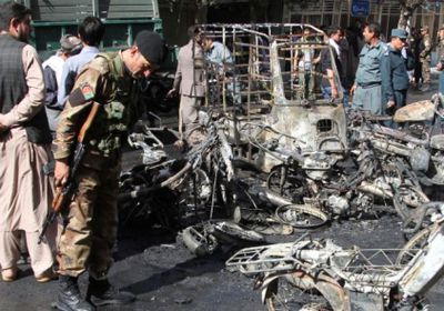 8 قتلى و 17 جريحاً إثر تفجير انتحاري بأفغانستان