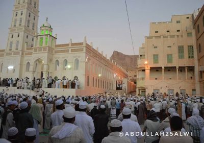 إحياء ذكرى المولد النبوي في مدينة تريم بوادي حضرموت