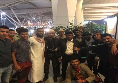 عودة عدد من الجرحى إلى عدن بعد تلقيهم العلاج في الهند على نفقة الإمارات 
