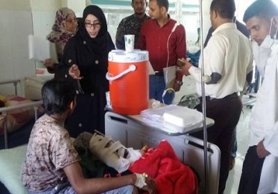 اللجنة الوطنية تزور نزلاء سجن المنصورة ببئر أحمد والاسرى من الجرحى الحوثيين بالمستشفى