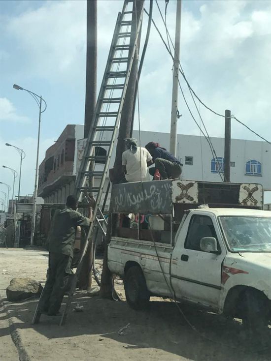 استعداداً للصيف القادم استمرار الصيانة الوقائية للشبكة الكهربائية في للمنطقة الاولى