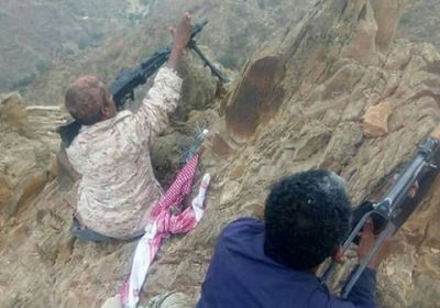 مقتل «7» من مليشيا الحوثي اثر استعادة الجيش الوطني مواقع عسكرية بسوق الخميس بمديرية القبيطة بلحج