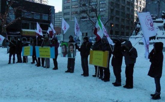 صور.: الجالية الإيرانية فى كندا تنظم مظاهرة دعما لـ"ثورة الفقراء