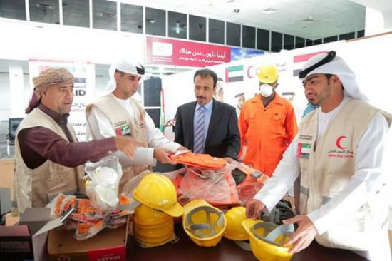 الهلال الإماراتي" يواصل دعم المشاريع الخدمية في حضرموت  