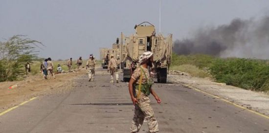 قوات الجيش الوطني تقطع خطوط الإمداد الحوثية بين الحديدة وتعز