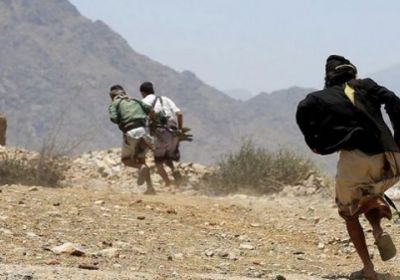 قتلى وجرحى حوثيين في هجوم للجيش الوطني على مواقعهم  في مقبنة بتعز 