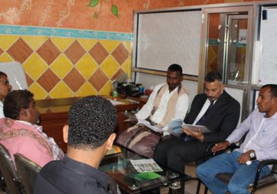 مدير عام مكتب وزارة الشئون الاجتماعية والعمل ساحل حضرموت يزور مؤسسة الأمل للتنمية 