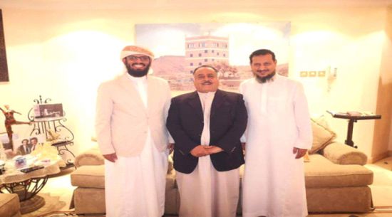 لقاء يجمع هاني بن بريك وسالم صالح محمد في أبوظبي