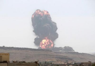  مقتل 18 حوثيا في غارات التحالف العربي على مواقعهم بصعدة