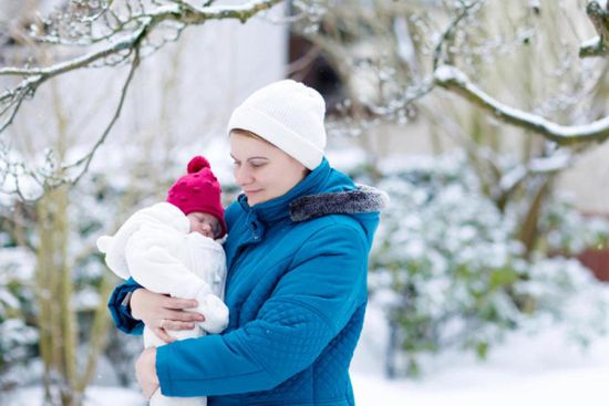حافظي على حرارة طفلك الرضيع في فصل الشتاء