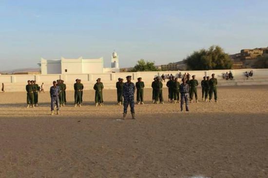  إدارة أمن مديرية يبعث تحتفل بتخريج دفعة من الجنود المستجدين