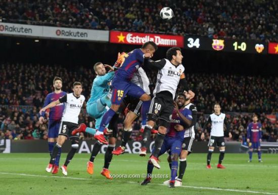بالصور: برشلونة يؤجل الحسم في كأس الملك بفوز صعب على فالنسيا