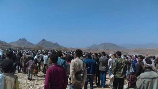 المئات من ابناء مريس يشيعون جثمان الشهيد زعيم علي محمد