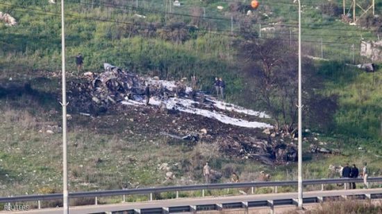 سقوط طائرة حربية إسرائيلية بعد هجوم في سوريا 