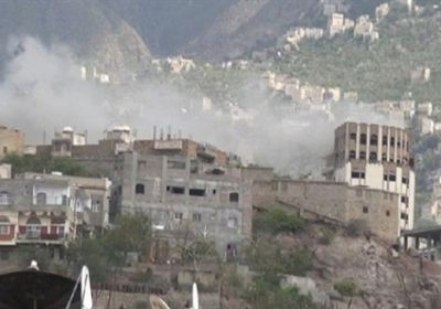 ميليشيات الحوثي تقصف أحياء سكنية في حيس