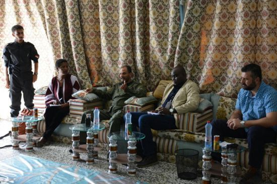 مدير امن عدن يلتقي بوفد يمثل مكتب موفد الأمين العام للأمم المتحدة الى اليمن