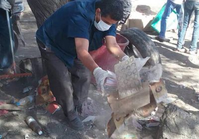 المجلس الانتقالي يدشن حملة النظافة من مستشفى النصر العام بالضالع 