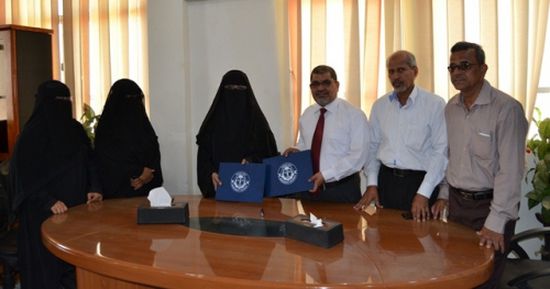 توقيع اتفاقية شراكة بين جامعة حضرموت واللجنة الوطنية للمرأة 