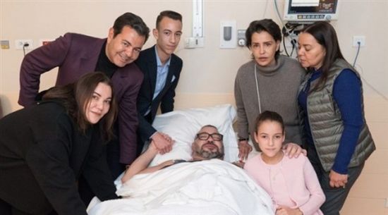  الملك المغربي محمد السادس يجري عمليه جراحية  في القلب بباريس