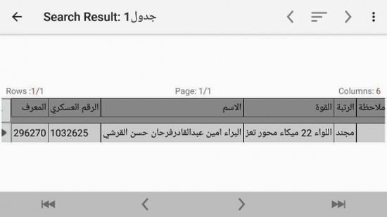 البراء حسن القرشي أحد منفذ عملية جولد مور جندي  بلواء " 22" ميكا التابع لمحور تعز " وثيقة "