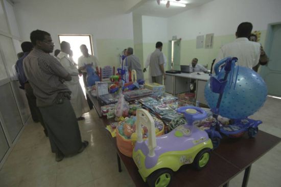 "صور" الهلال الأحمر الإماراتي يفتتح قسماً لعلاج الأطفال من سوء التغذية في مستشفى تريم