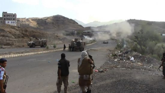 مقتل «9» حوثيين في معارك مع الجيش الحكومي في مقبنة بتعز 