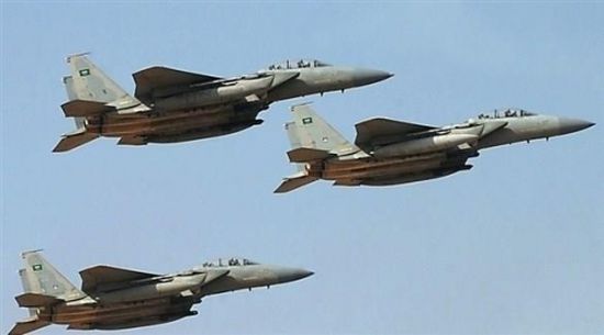 طيران التحالف يقصف مواقع مليشيا الحوثي في تعز