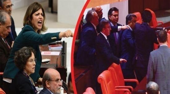 تركيا: البرلمان يتحول إلى حلبة ملاكمة بسبب عفرين وجرحى بين النواب