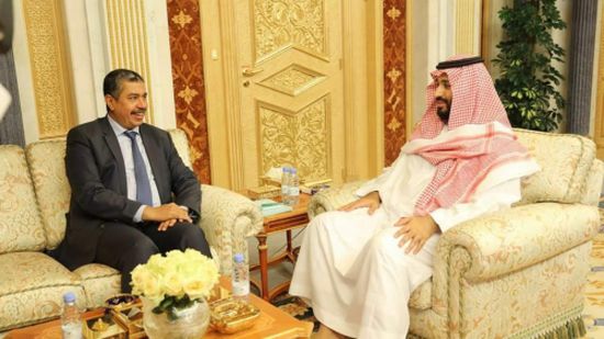 ولي العهد السعودي  يلتقي دولة الرئيس خالد بحاح في العاصمة السعودية الرياض