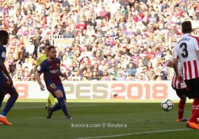 برشلونة يعبر أتلتيك بيلباو مواصلًا زحفه نحو لقب الليجا