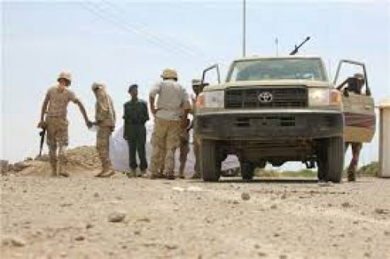 اندلاع اشتباكات بين قوات الحزام الامني القادمة من عدن وعدد من النقاط الغير رسمية