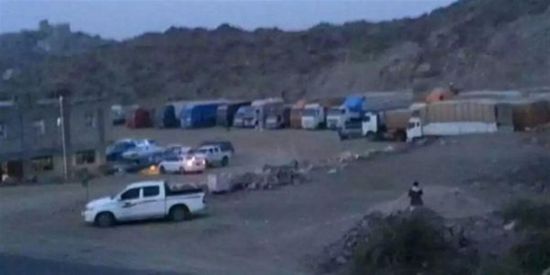 جماعة الحوثي تحتجز شاحنات تحمل مادة الغاز في عمران