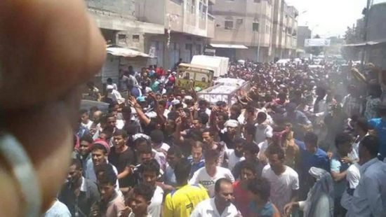 تشييع لاعب كرة قتله الحوثيون يتحول لمظاهرة غاضبة