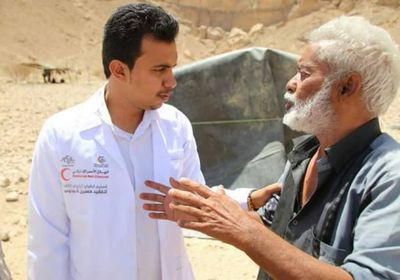 " الهلال الإماراتي" يطلق حملته التوعوية و التثقيفية ضمن المخيم الطبي بتريم في وادي حضرموت