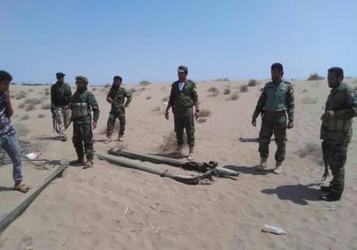 قوات الحزام الأمني بلحج تضبط صواريخ كاتيوشا في منطقة "جلاجل"