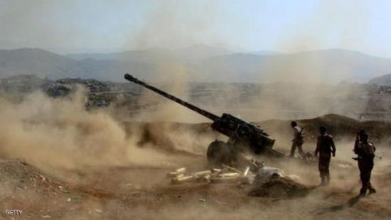 البيضاء : قصف جوي ومدفعي يستهدف مواقع وتعزيزات للمليشيا في الملاجم