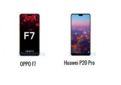 أبرز الاختلافات بين هاتفى أوبو F7 و هواوى P20 Pro