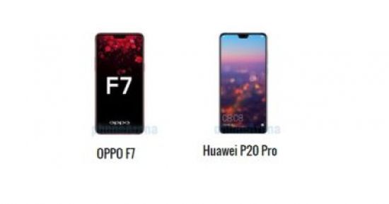 أبرز الاختلافات بين هاتفى أوبو F7 و هواوى P20 Pro