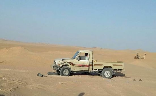 النخبة الشبوانية تضبط سيارة محملة بالاسلحة والدخائر كانت في طريقها الى عاصمة المحافظة