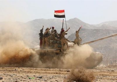 الجيش الوطني يدمر تجمعات حوثية بالقرب من  ضريح "حسين الحوثي" بمنطقة مران بصعدة