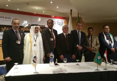 المستشار القانوني "هويدي" يستعرض في مؤتمر عربي تجربة حضرموت في مكافحة الإرهاب