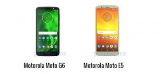 تعرف على أبرز الاختلافات بين هاتفي موتورولا Moto E5 و Moto G6