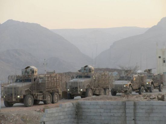 قوات النخبة الشبوانية تمشط وادي رفض من أوكار تنظيم القاعدة "صور"