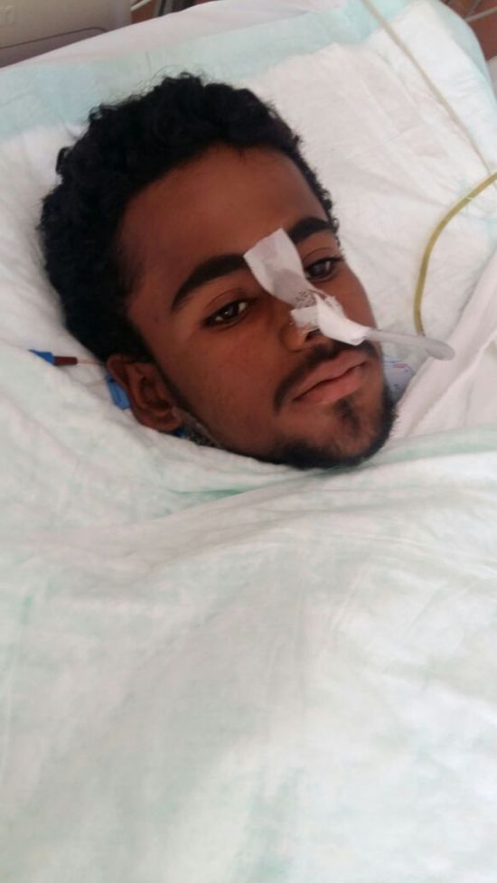 تحسن حالة الجريح محمد عبود بعد إجراء عملية جراحية في الامارات 