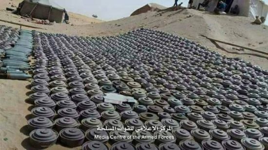 الفرق الهندسية بمحافظة لحج تعثر على 210 ألغام مضادة للدبابات