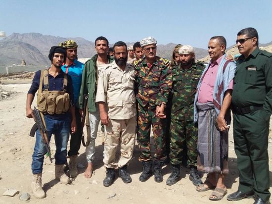 قائد الحزام الأمني ومدير أمن الضالع ينفذان خطة  استحداث  للنقاط الأمنية