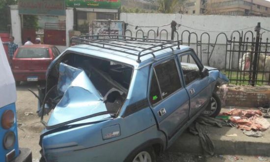 حادث تصادم  على الخط السريع بدار سعد يوقع مصابين 