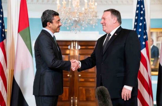 صحيفة دولية: اليمن وإيران والإرهاب كانت أبرز مواضيع مباحثات وزير الخارجية الإماراتي ونظيره الأمريكي